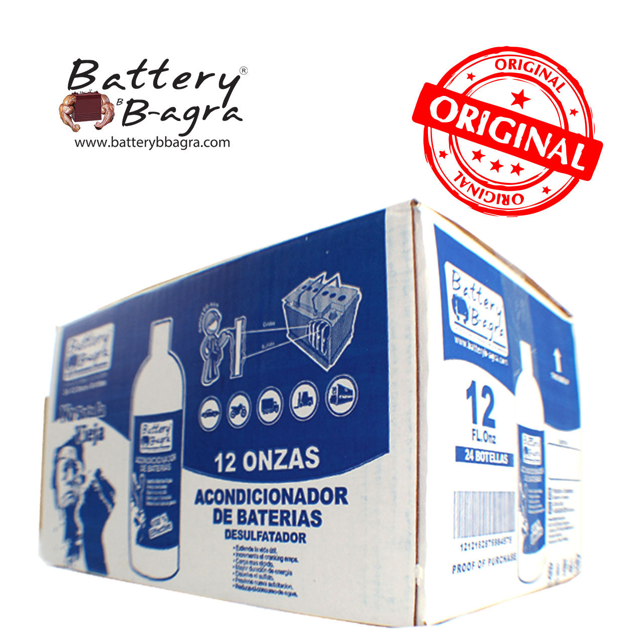 Caja de 12 Onz - Battery Bb-agra
